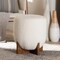 Baxton Studio Fisk Japandi Cream Boucle Fabric and Walnut Brown Finished Wood Ottoman Footstool 233-13324-ZORO - alternate 6